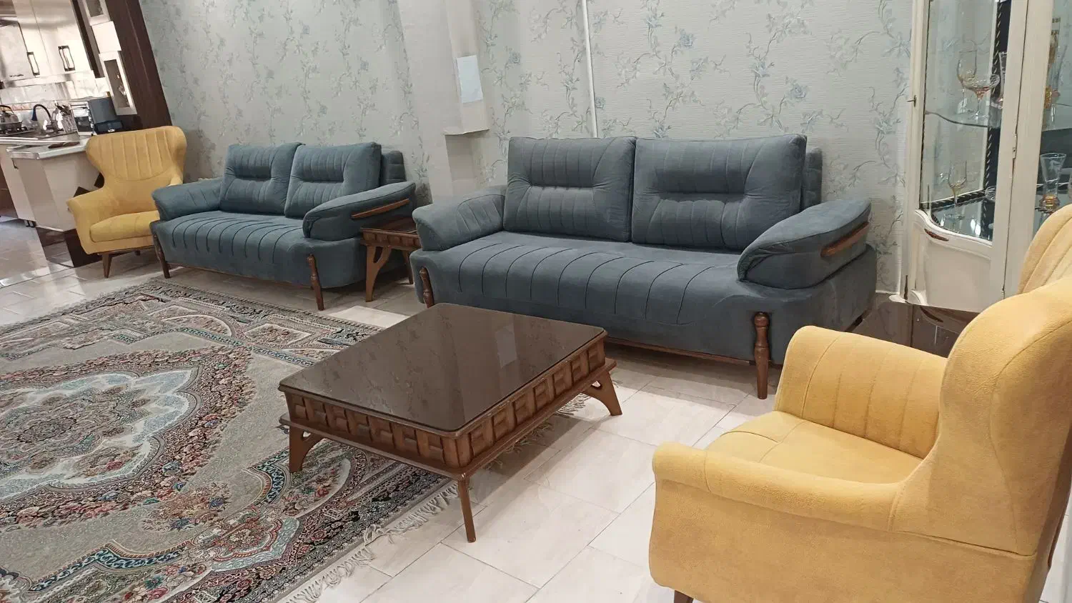 مبل مبلمان راحتی 8نفره  تخت خواب شودرحدجهیزیه عروس|مبلمان خانگی و میز عسلی|مشهد, وحید|دیوار