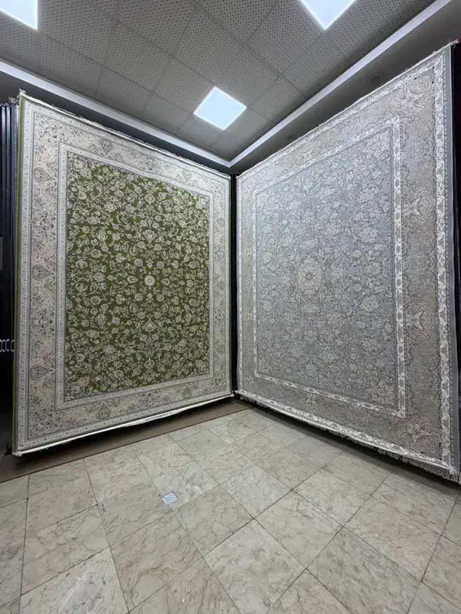 فرش۱۵۰۰شانه تراکم۴۵۰۰(الان ببر۱۲ماه دیگه پولشوبده|فرش|زاهدان, |دیوار