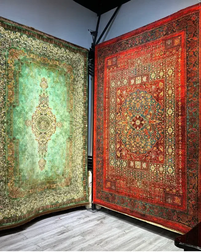 فرش چهل نقش وینتیج/با قیمت مناسب|فرش|شیراز, لاله|دیوار