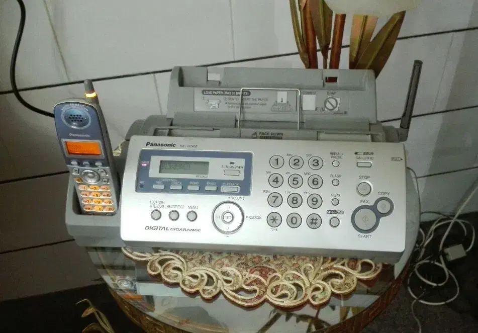 تلفکس پاناسونیک۲۴۵۲ بی سیم|پرینتر، اسکنر، کپی، فکس|کاشان, درب جوشقان|دیوار