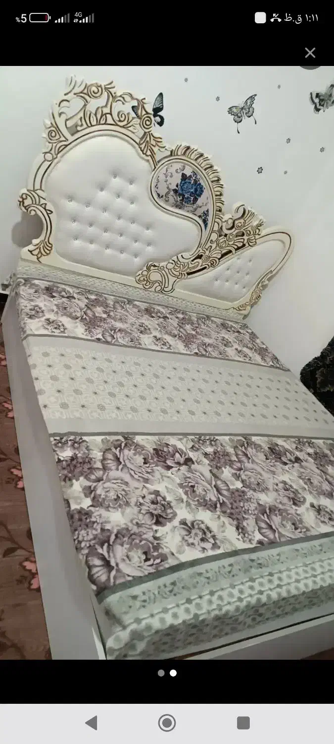 تختخواب|تخت و سرویس خواب|نورآباد, |دیوار