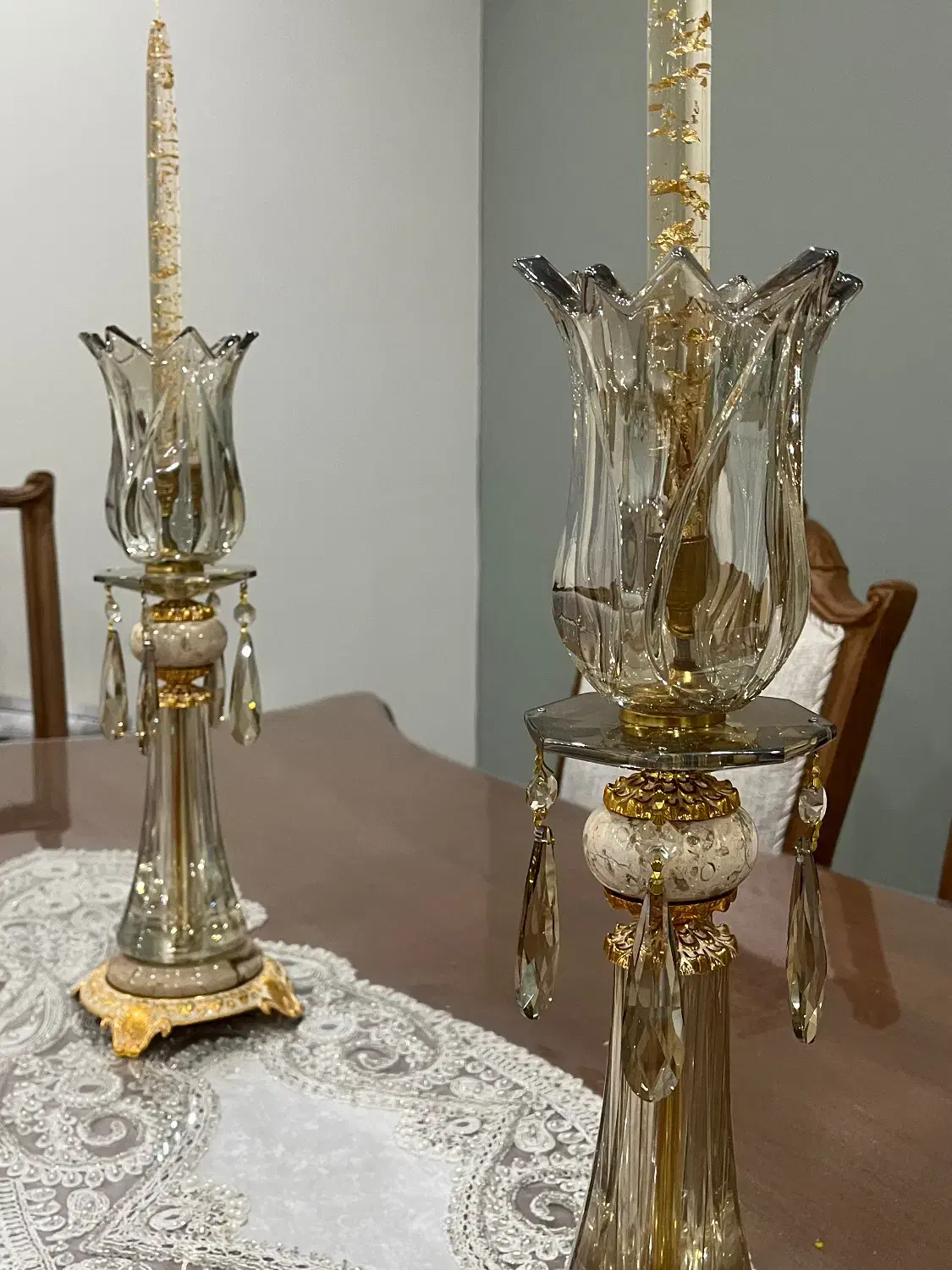 شمعدانی|چراغ خواب و آباژور|همدان, |دیوار