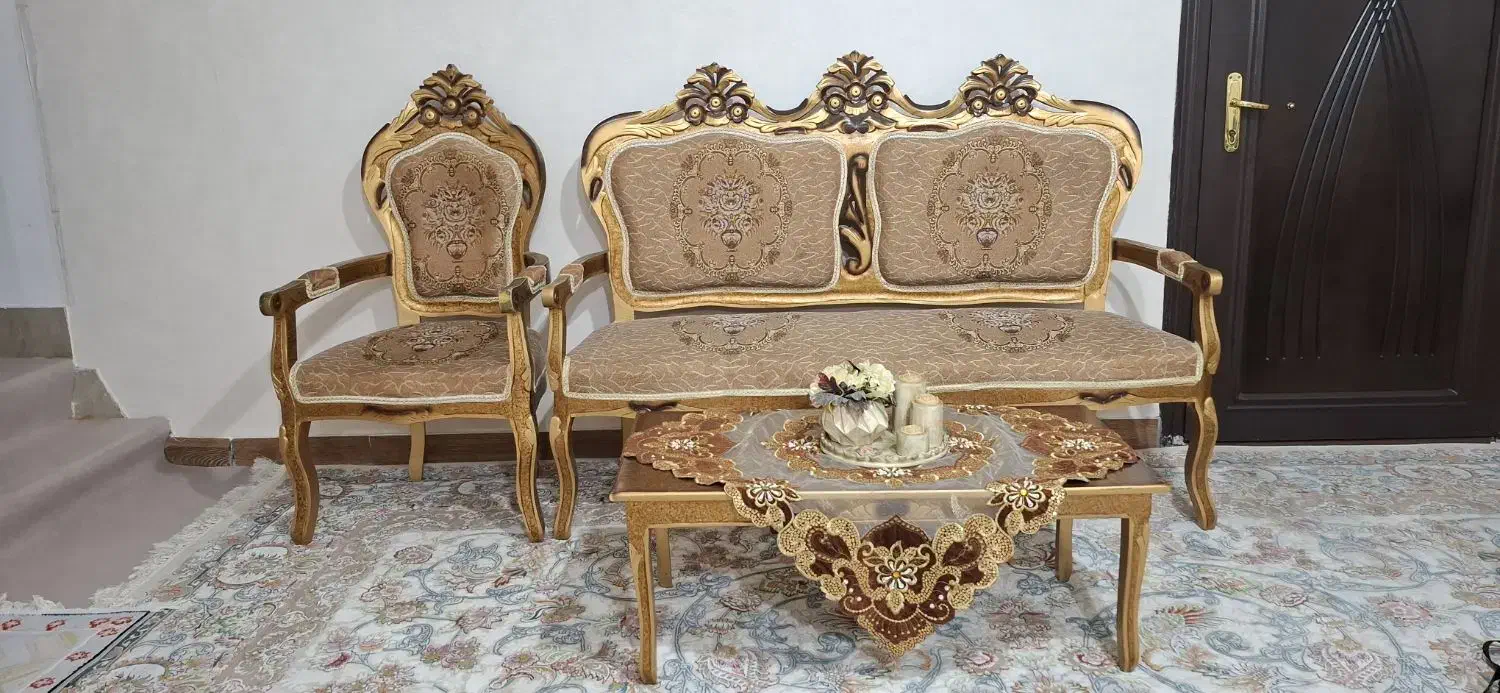 مبلمان سلطنتی،میز تلویزیون|مبلمان خانگی و میز عسلی|خرمآباد, |دیوار