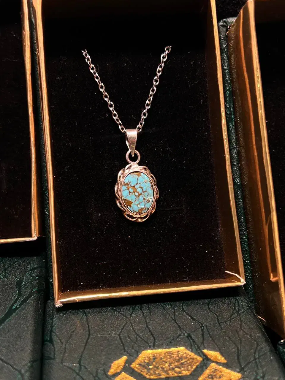 بهترین هدیه روزمادرگردنبند با فیروزه ی اصل نیشابور|جواهرات|نیشابور, هفده شهریور|دیوار