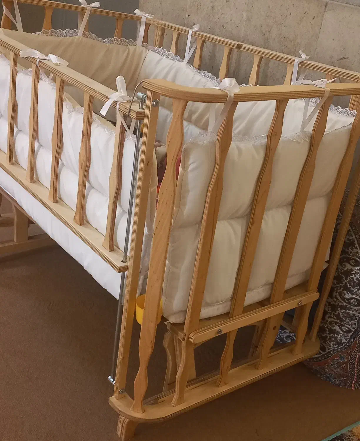 فروش گهواره وتخت کنار مادر|تخت و صندلی بچه|اردکان, |دیوار