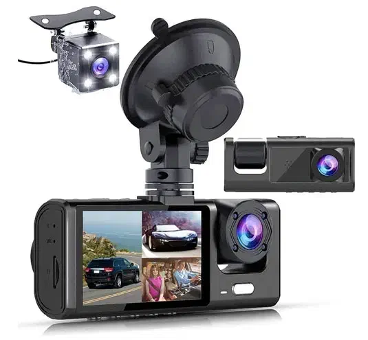 دوربین ثبت وقایع ۳ لنز مموری خور full hd|قطعات یدکی و لوازم جانبی|مشهد, هنرور|دیوار