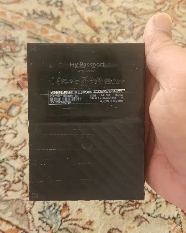 هارد اکسترنال۴ترابایت وسترن دیجیتال مدلMy Passport|قطعات و لوازم جانبی رایانه|زاهدان, |دیوار