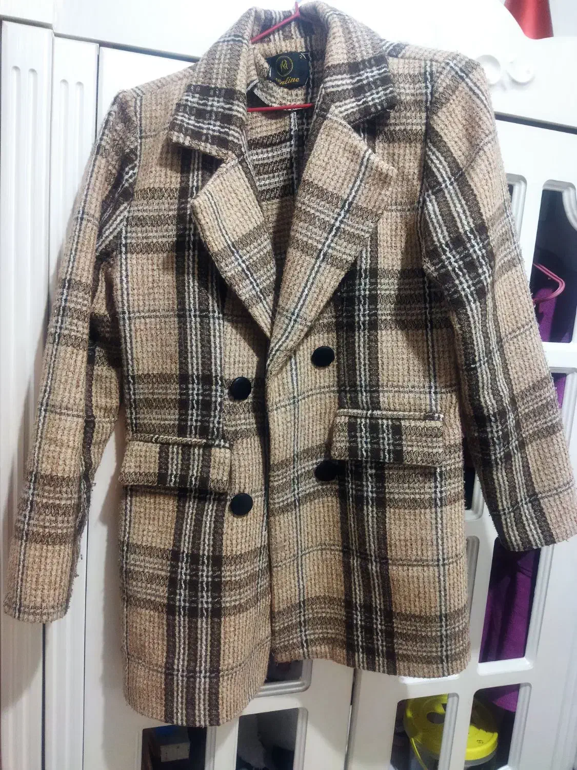 پالتوکتی چهارخونه سایز42|لباس|نظرآباد, رسالت|دیوار