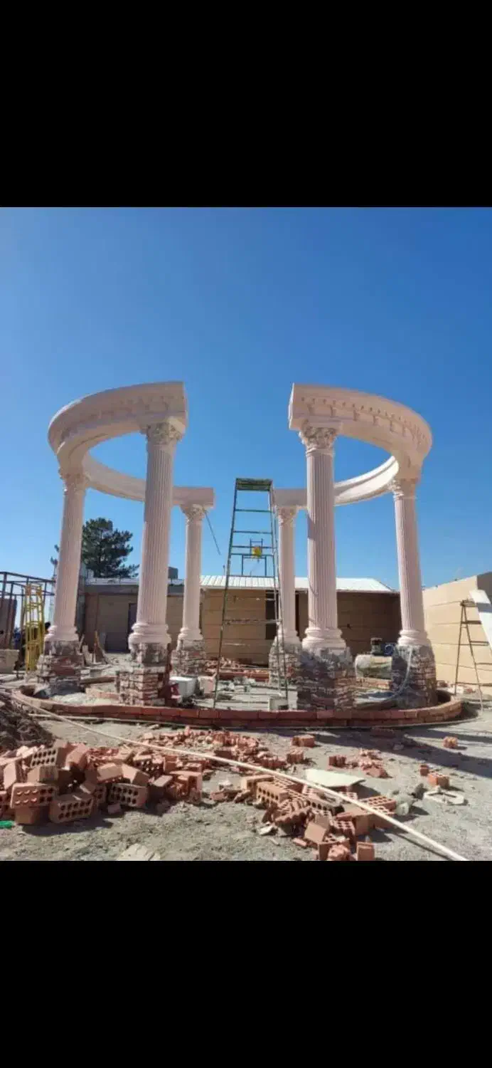 آبنما و آلاچیق گنبدی فایبر گلاس|مصالح و تجهیزات ساختمان|اصفهان, بوستان ناژوان|دیوار