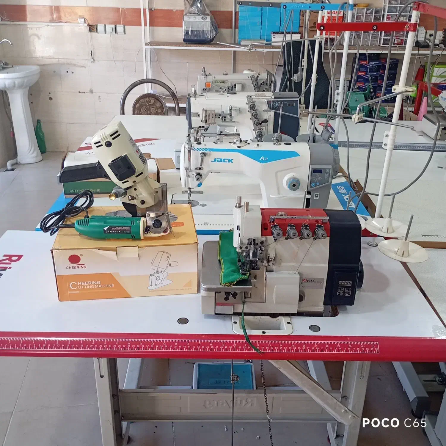 چرخ خیاطی قیچی راسته سردوز میاندوز|چرخ خیاطی و ریسندگی|آزادشهر, |دیوار