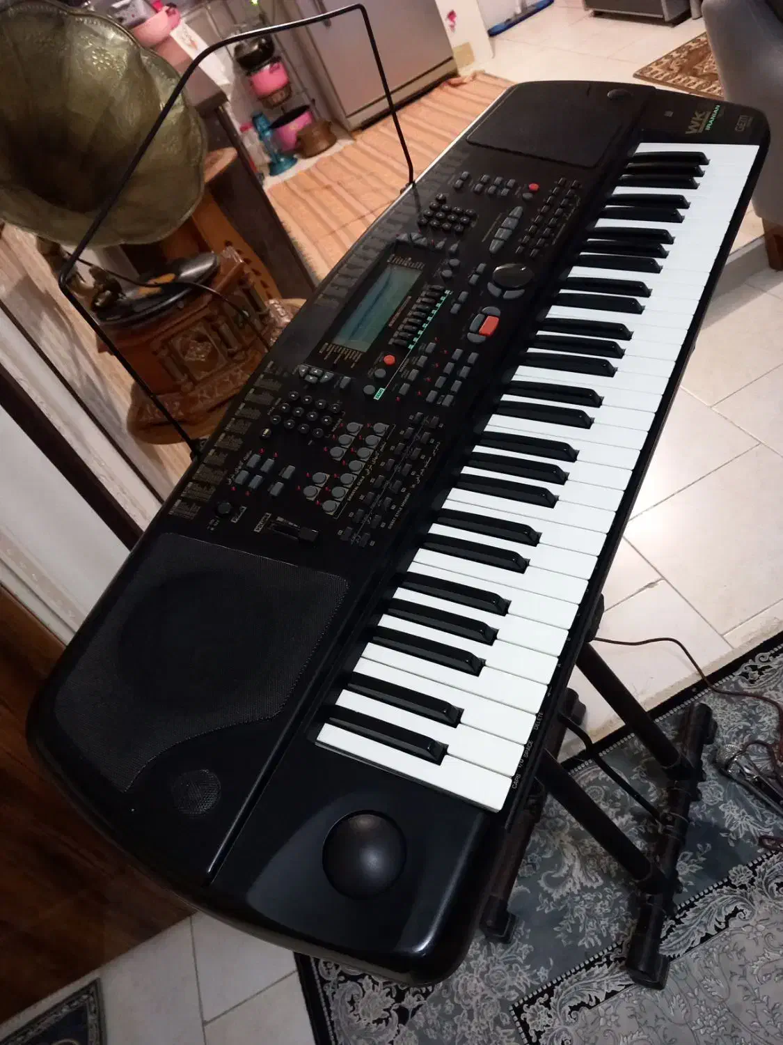 ارگ کیبوردپیانو اورینتال wk2مشکی رنگ ETL2 معاوضه|پیانو، کیبورد، آکاردئون|فردیس, فرامرزیه|دیوار