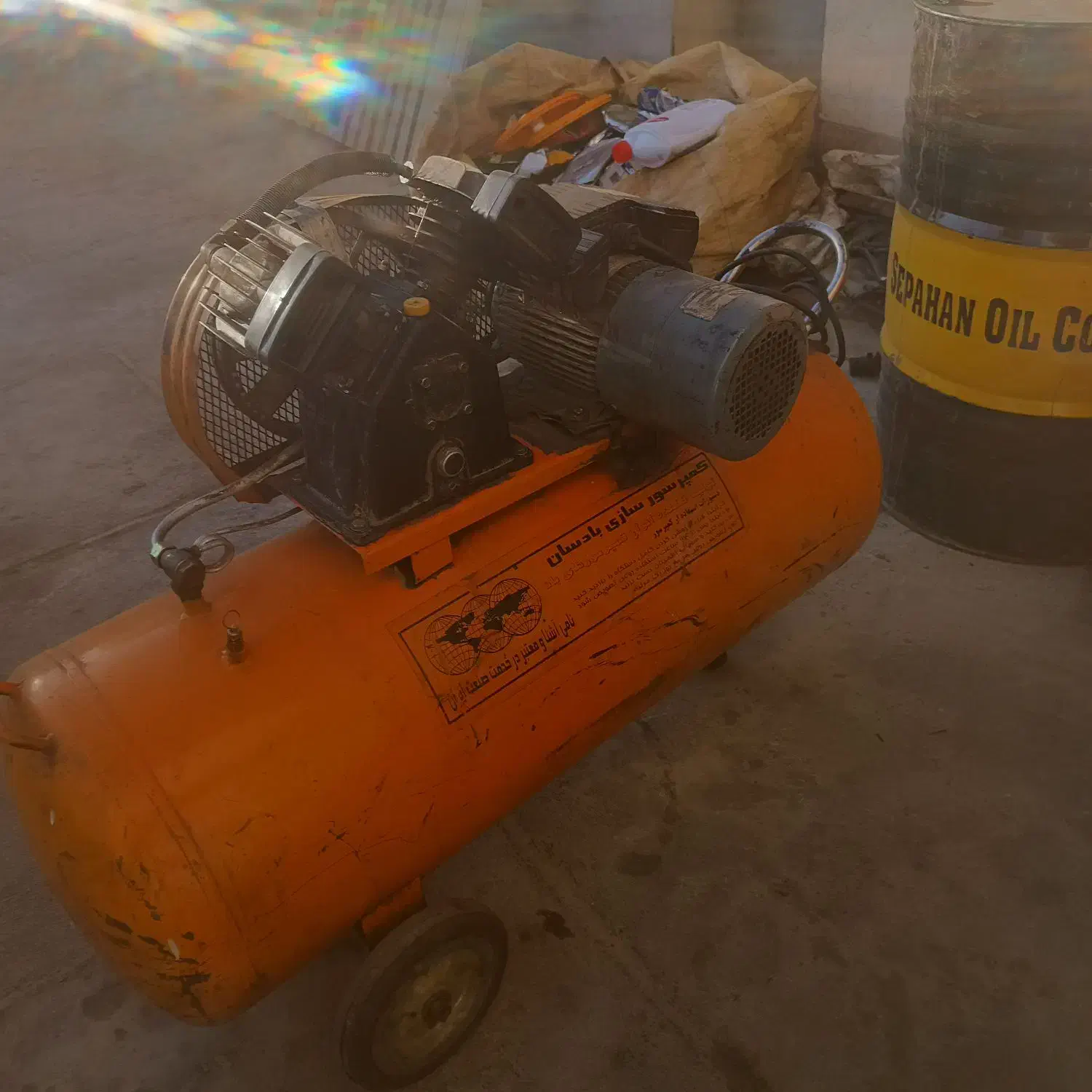 پمپ باد 200 لیتری|ابزارآلات|شاهرود, |دیوار