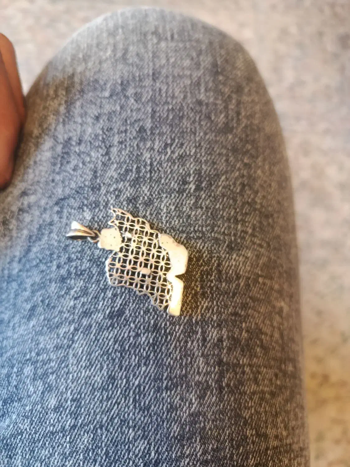 پلاک نقره  نقش ایران با نوشته خلیج فارس|جواهرات|شهرکرد, |دیوار