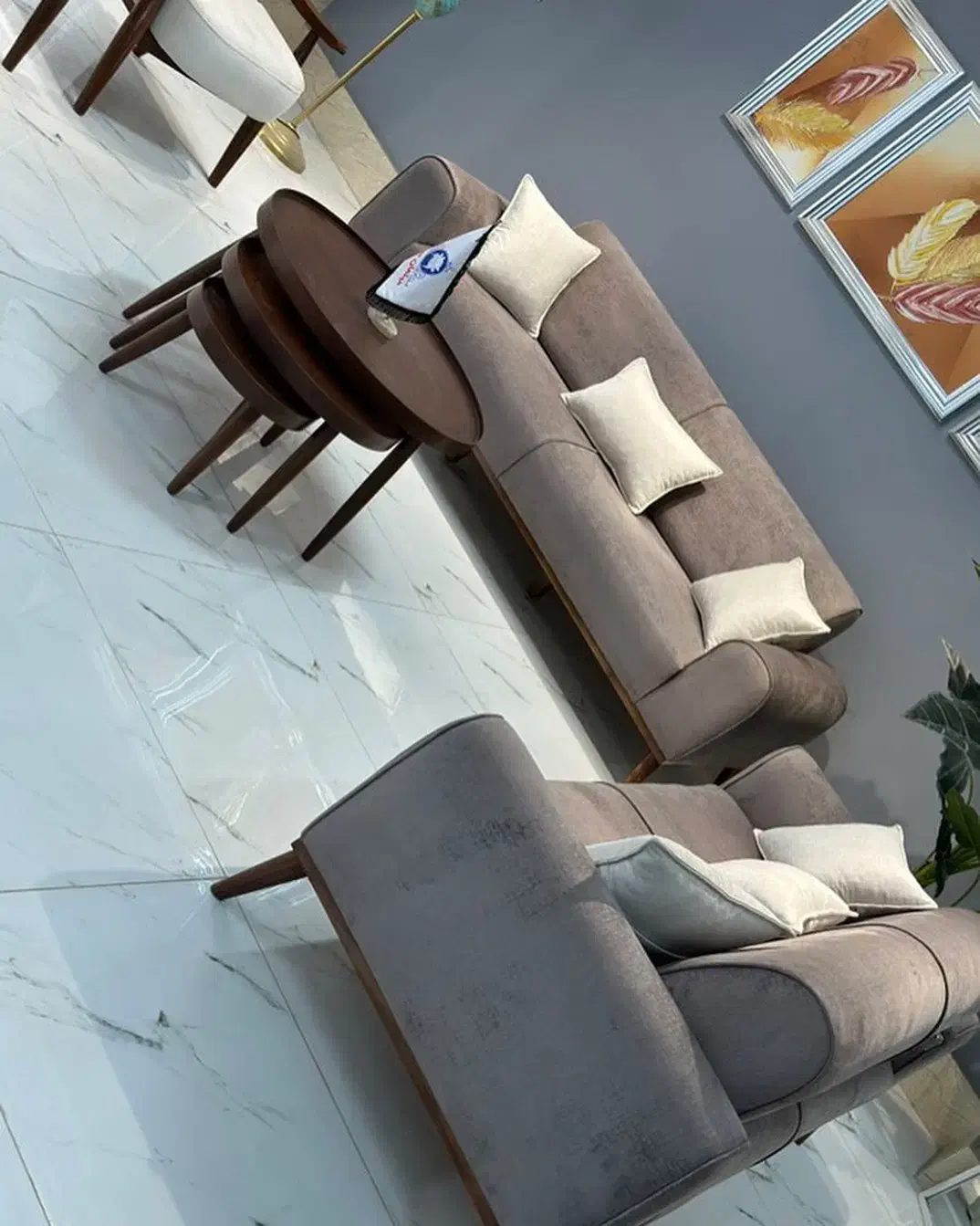 مبل مینیمال **مبل الماس شهر**اقساط با چک صیادی|مبلمان خانگی و میز عسلی|خرم‌آباد, |دیوار