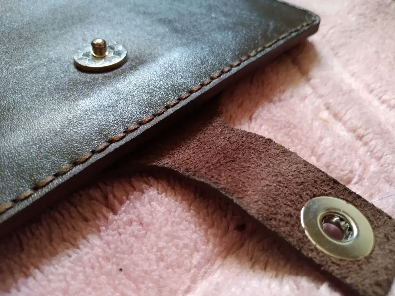 کیف پول چرم طبیعی گاو|کیف، کفش، کمربند|ورامین, ورامین|دیوار