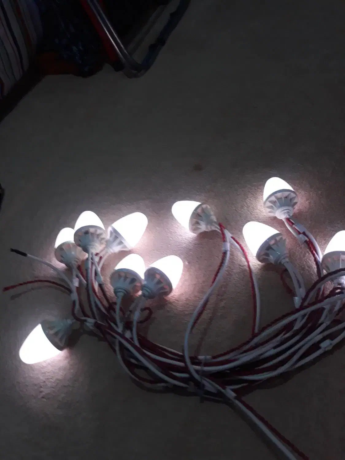 چراغ ریسه‌ای طرح‌بلوط‌(ال‌ای‌دی‌۷رنگ)|ریسه و چراغ تزئینی|اردبیل, |دیوار