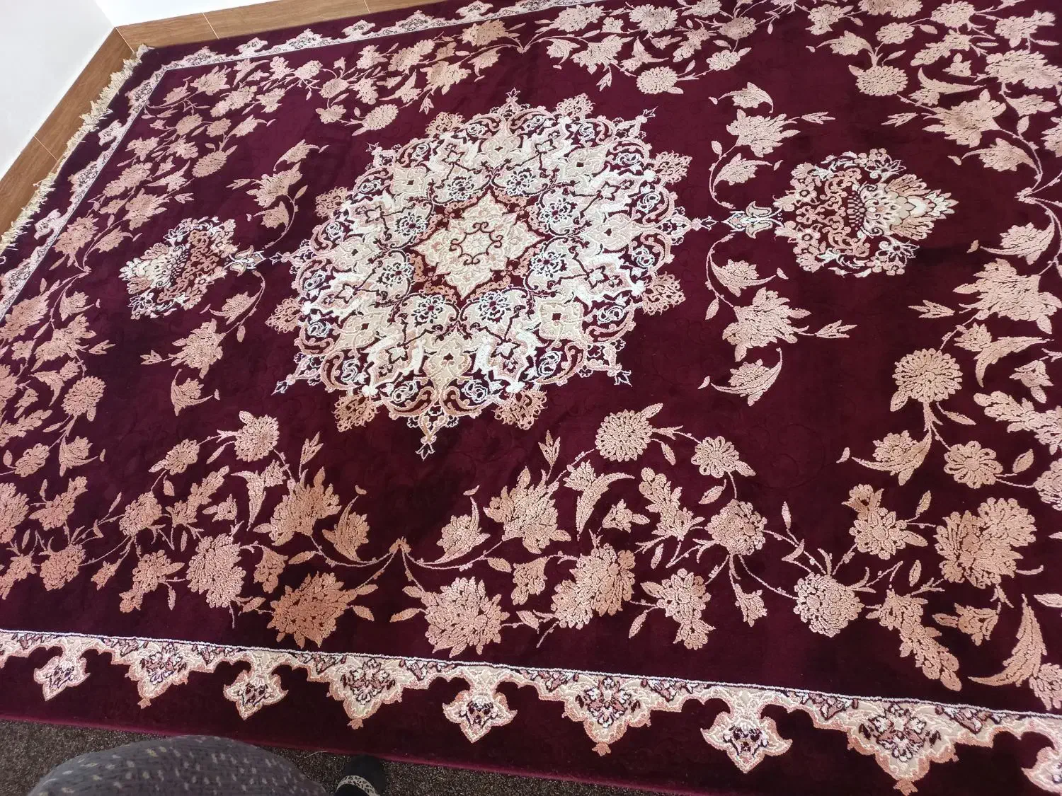 قالی سلیمان طرح شاه عباسی نو|فرش|ایذه, |دیوار