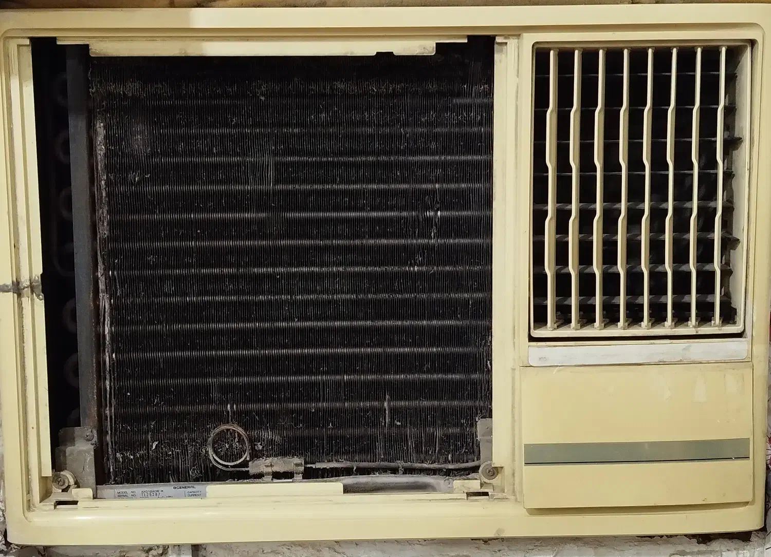 کولر گازی پنجره ای اجنرال USA|کولر گازی و فن‌کوئل|دزفول, |دیوار