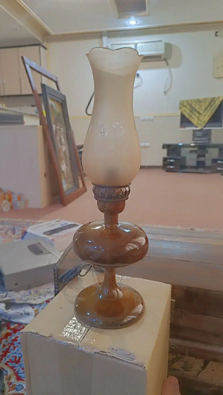 آباژور . چراغ خواب . چوبی|چراغ خواب و آباژور|ری, ملکآباد|دیوار