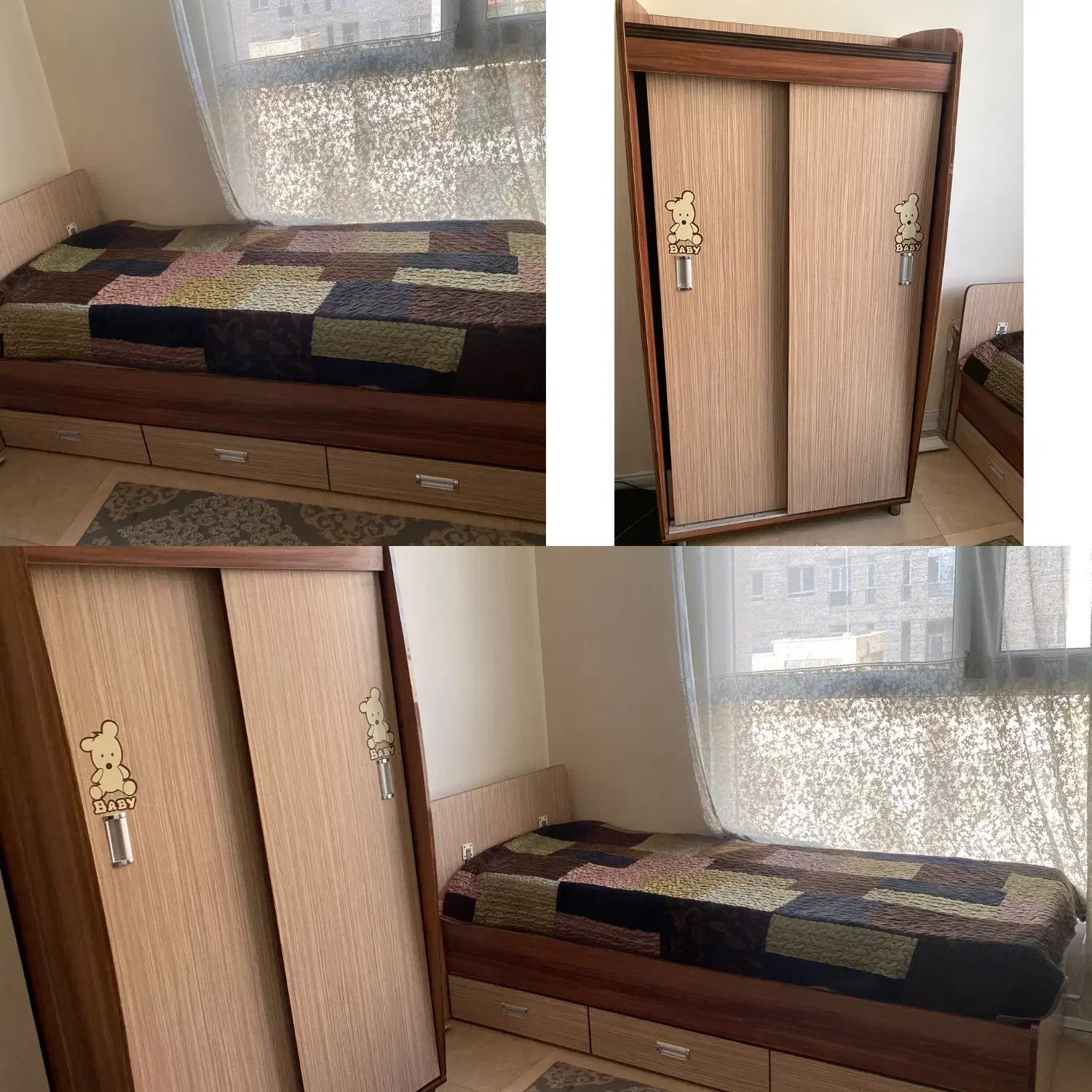 تخت وکمد کودک ونوجوان|تخت و سرویس خواب|تهران, حکیمیه|دیوار