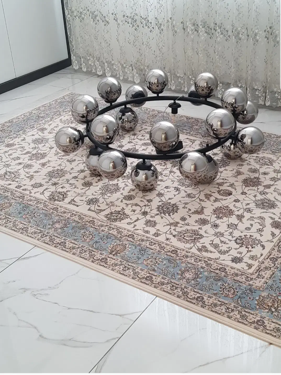 لوستر مدرن ۲۴ حبابه|لوستر و چراغ آویز|محلات, |دیوار