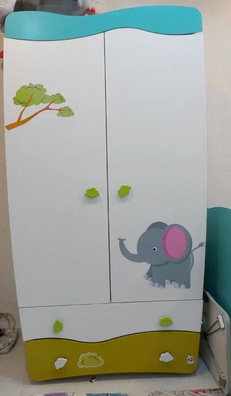 سرویس خواب کودک و نوجوان آپادانا طرح فیلی|تخت و سرویس خواب|شیراز, شهرک والفجر|دیوار