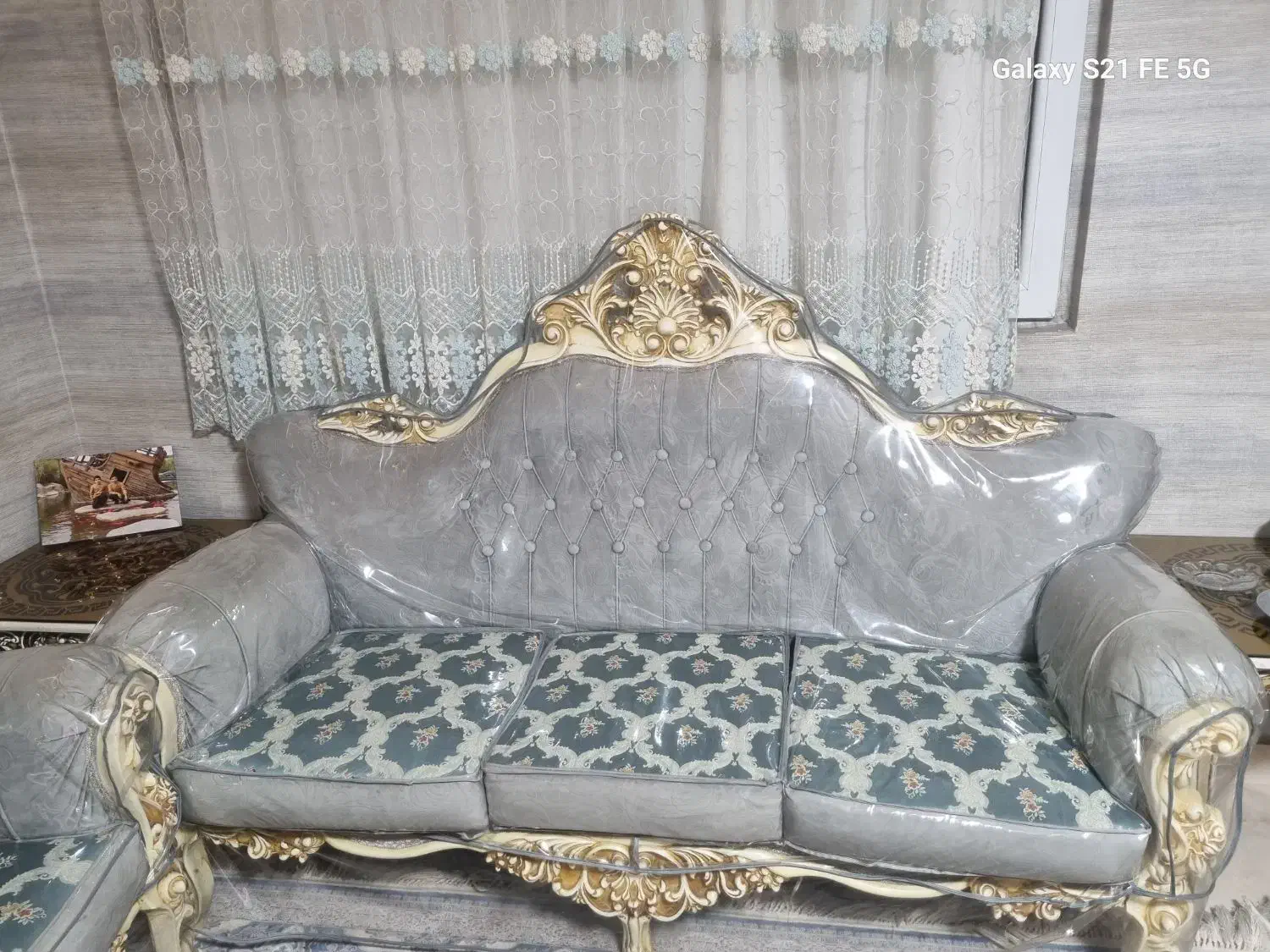 مبلمان سلطنتی 9 نفره|مبلمان خانگی و میز عسلی|تهران, خاک سفید|دیوار