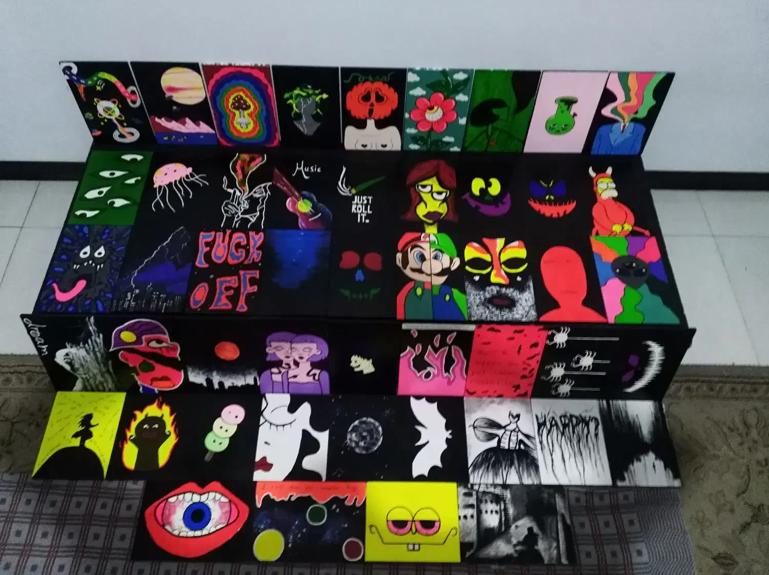 تابلو نقاشی|تابلو، نقاشی، عکس|تهران, میدان ولیعصر|دیوار