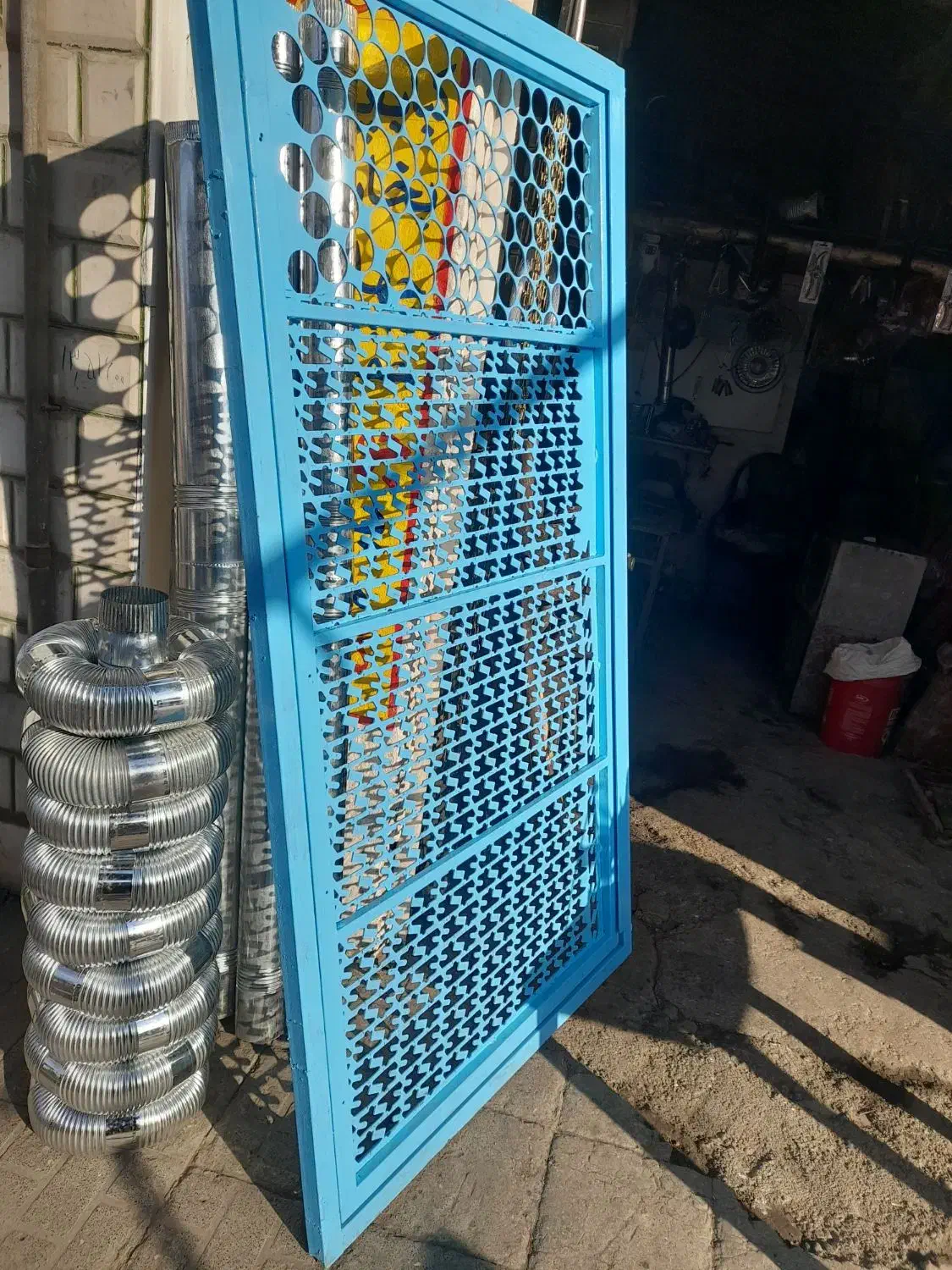 درب آهنی بزرگ|مصالح و تجهیزات ساختمان|گنبد کاووس, |دیوار