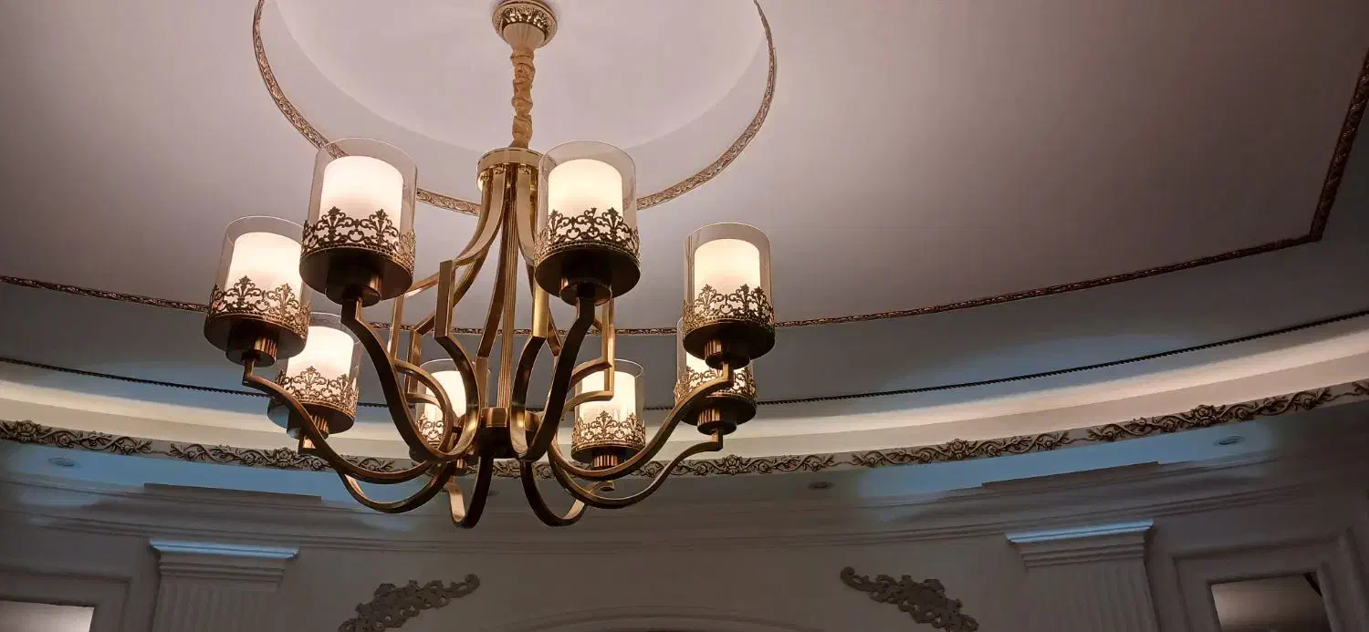 لوسترکم کار و درحدنو دوعدد|لوستر و چراغ آویز|اردبیل, |دیوار