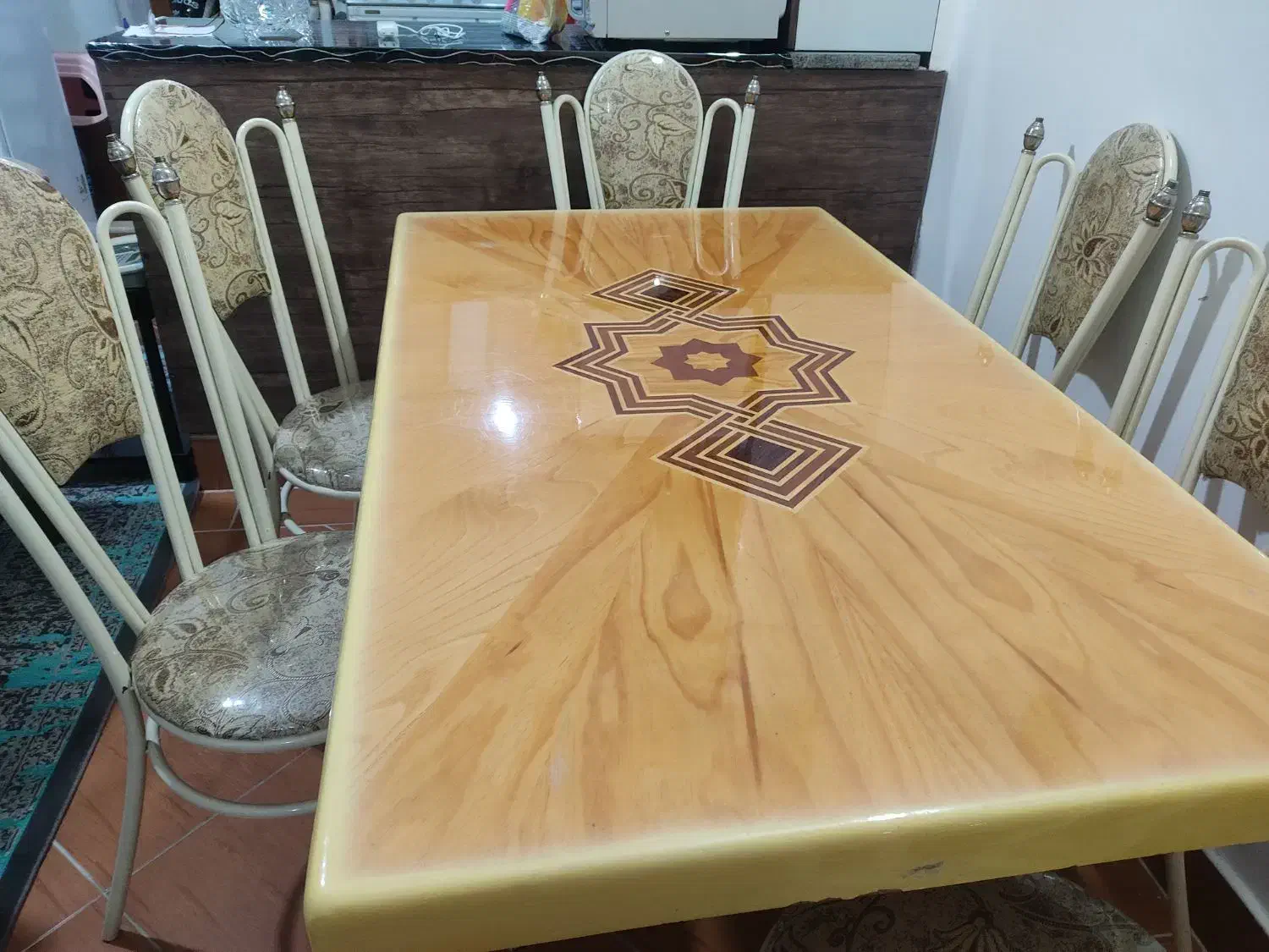 یکدست میز ناهارخوری ۶ نفره|میز و صندلی غذاخوری|شیراز, رکنآباد|دیوار