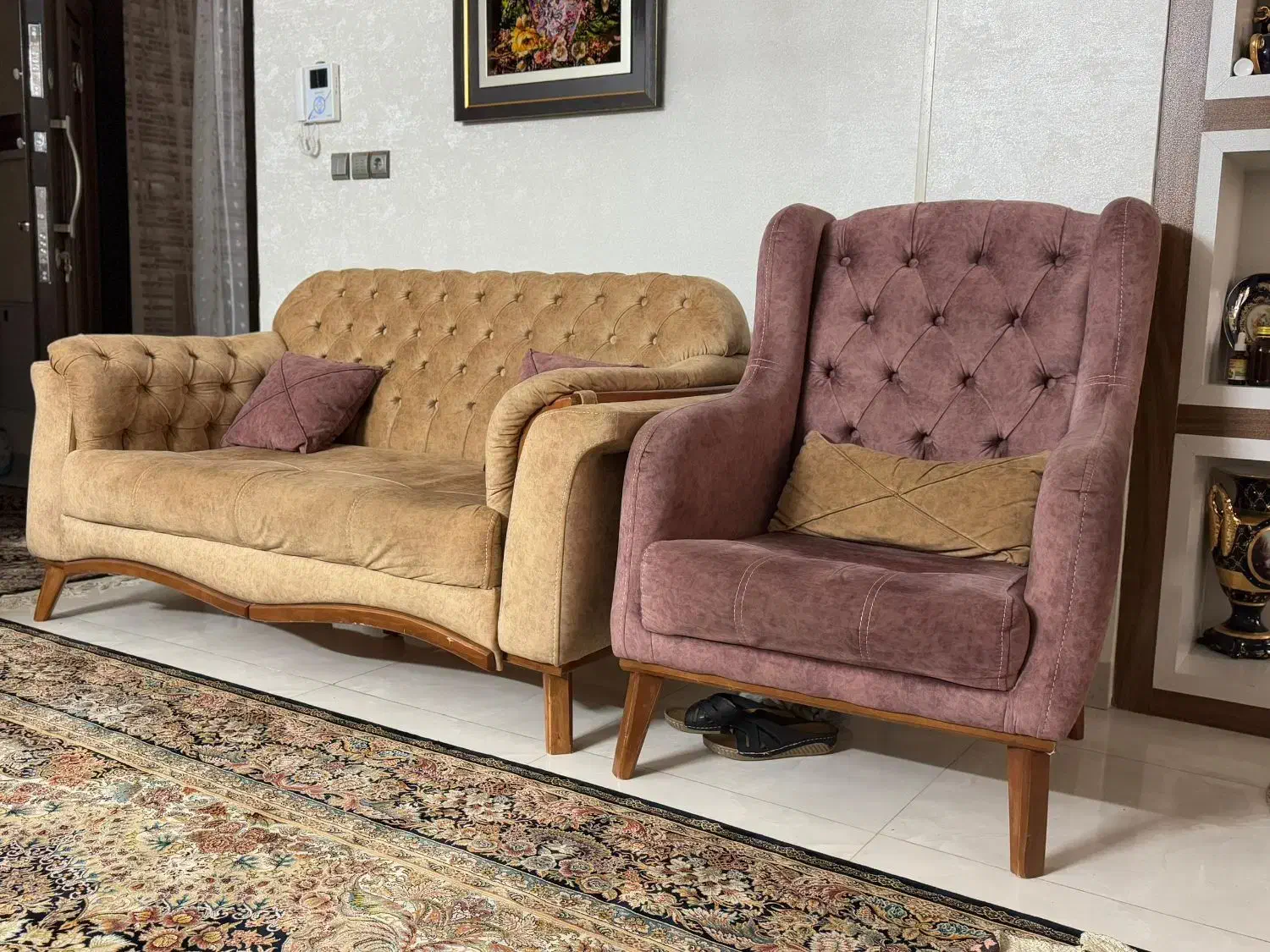 مبل راحتی|مبلمان خانگی و میز عسلی|قزوین, |دیوار