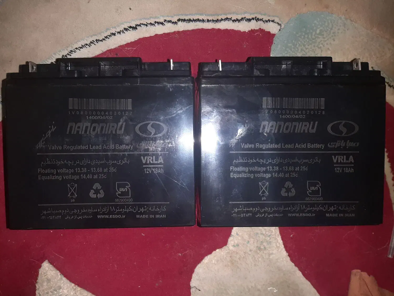 باطری ۱۲ولت۱۸آمپر|قطعات و لوازم جانبی رایانه|شهریار, شهرک وائین|دیوار