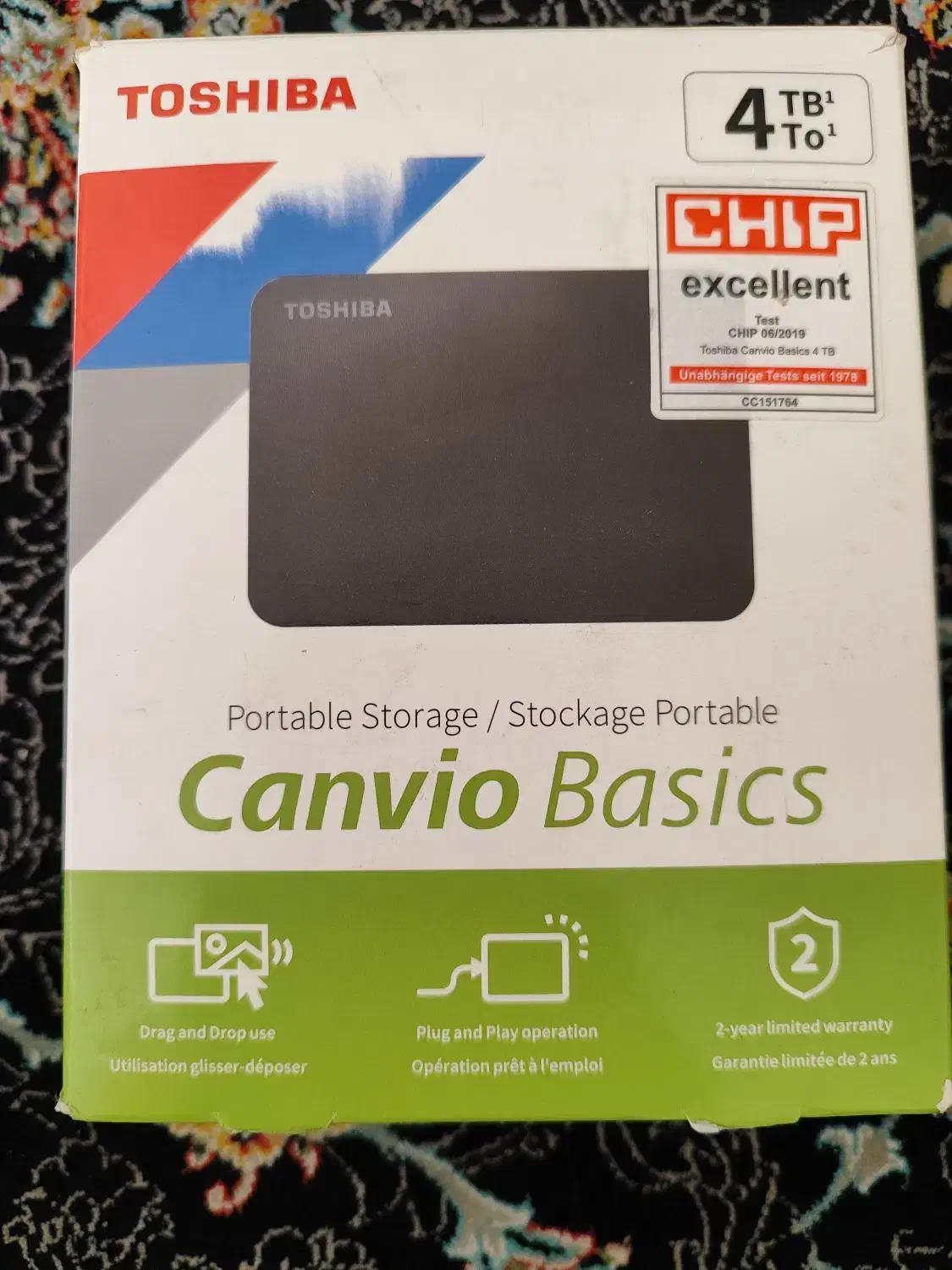 هارد 4ترا اکسترنال مارک TOSHIBA|قطعات و لوازم جانبی رایانه|صدرا-فارس, فاز ۱|دیوار