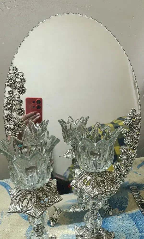 اینه شمعدان کاملا نونو|آینه|کرمان, |دیوار