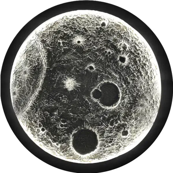 تابلو ماه در ابعاد دلخواه|تابلو، نقاشی، عکس|رشت, آزادگان|دیوار