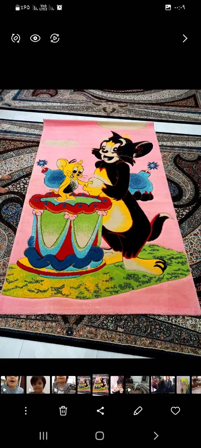 فرش کودک|فرش|اردبیل, |دیوار