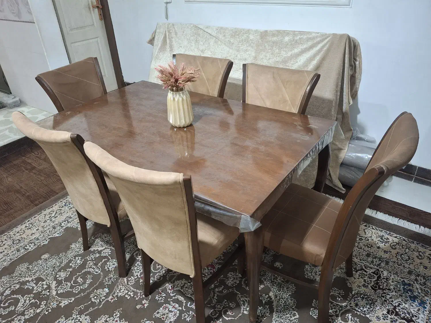 میز ناهار خوری ۶ نفره|میز و صندلی غذاخوری|ساری, |دیوار