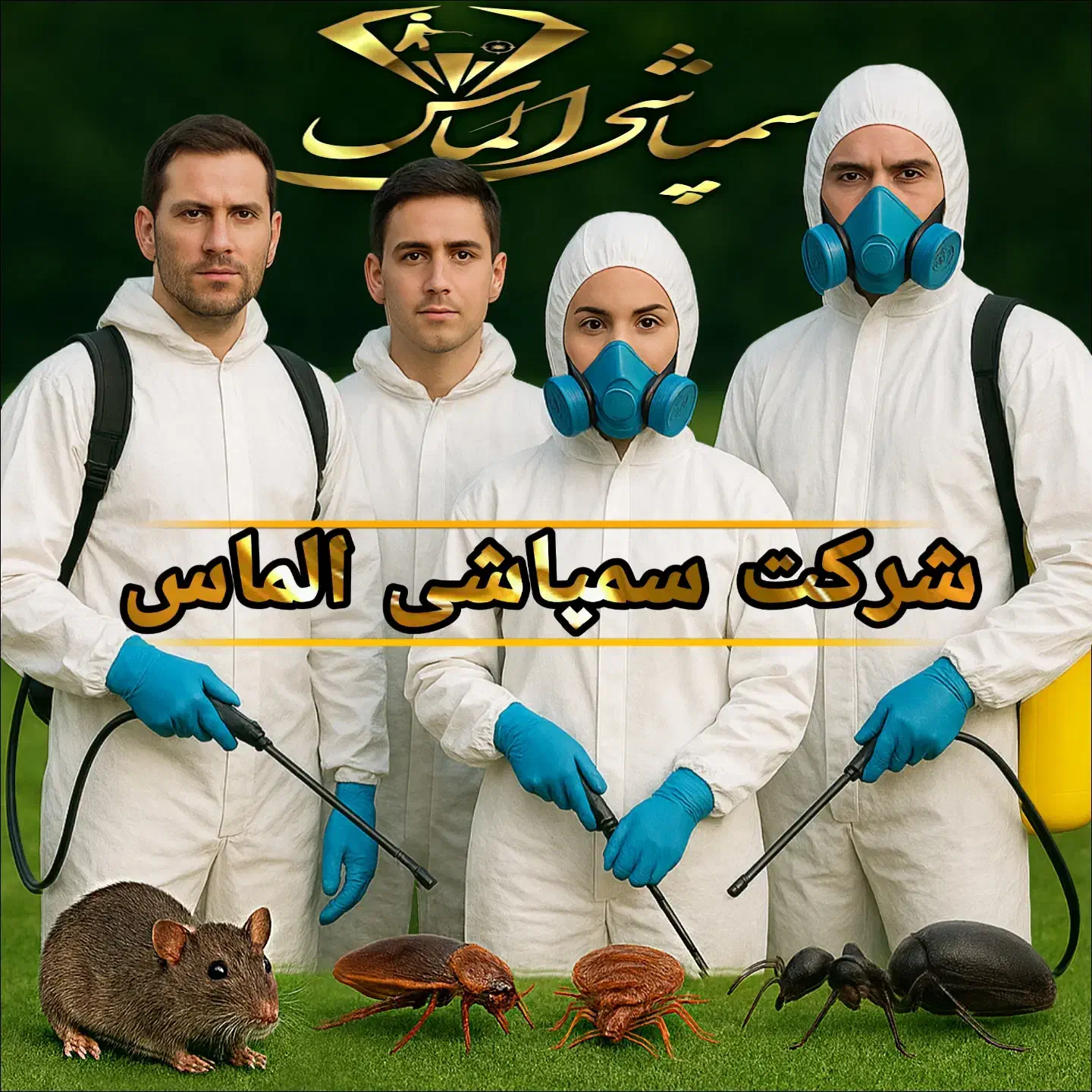 سمپاشی فوری ساس سوسک موش تضمینی بامجوز رسمی|خدمات نظافت|قدس, شهرقدس|دیوار