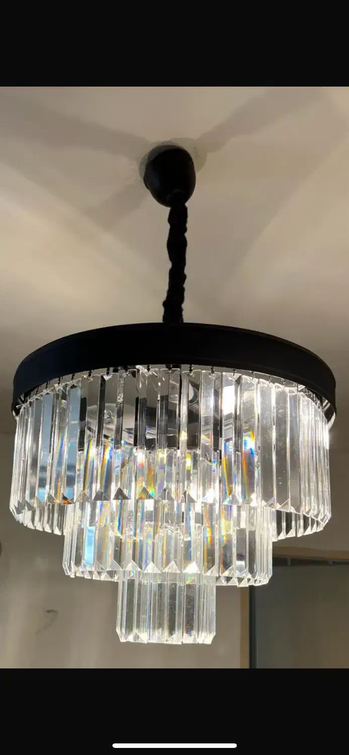 لوستر کریستالی|لوستر و چراغ آویز|رودسر, |دیوار