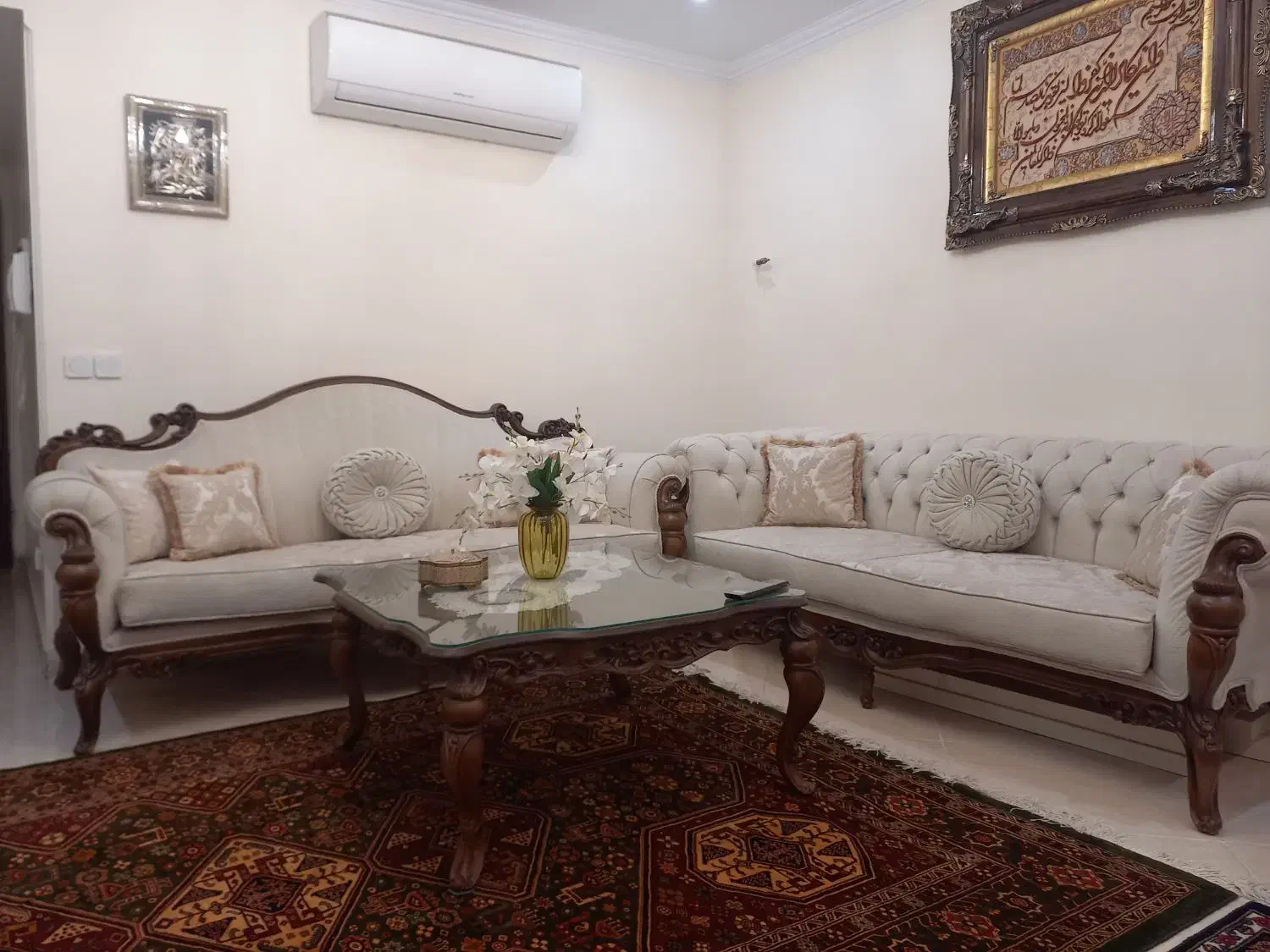 مبلمان استیل و کلاسیک ۸نفره +ناهارخوری ۶ نفره|مبلمان خانگی و میز عسلی|تهران, منیریه|دیوار