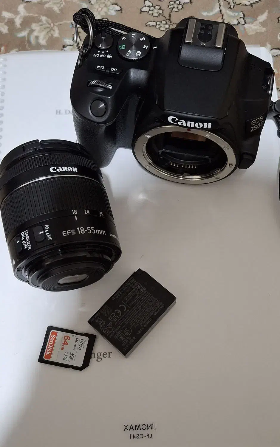 دوربین Canon 250D|دوربین عکاسی و فیلم‌برداری|ملایر, |دیوار