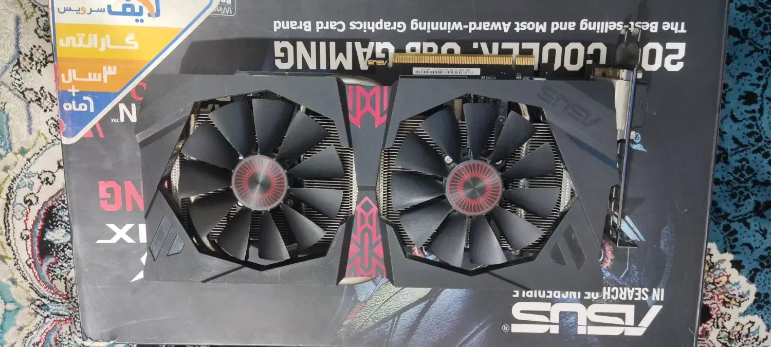 کارت گرافیک asus R9380 4G ram ddr5|قطعات و لوازم جانبی رایانه|اهواز, لشکرآباد|دیوار
