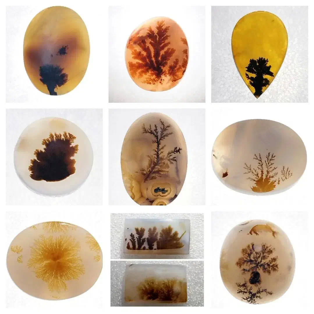 نگین عقیق شجر قائن و رنگی انگشتر گردنبند|جواهرات|ماهدشت, |دیوار