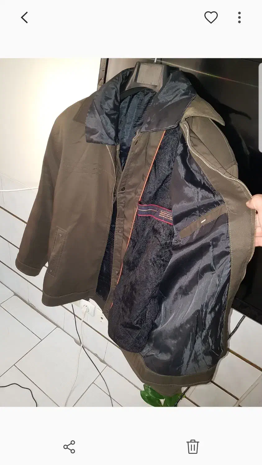 کاپشن پسرانه مردانه دولایه دوفصل سایز XL|لباس|تهران, باغ فیض|دیوار