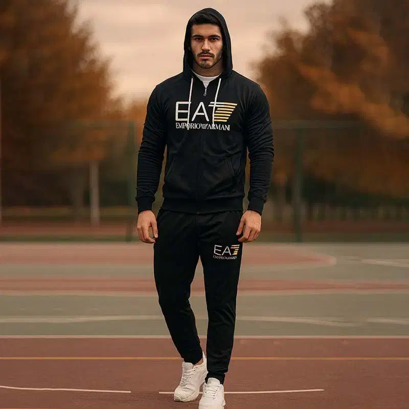 ست هودی شلوار مردانه مدل EA7|لباس|بم, |دیوار