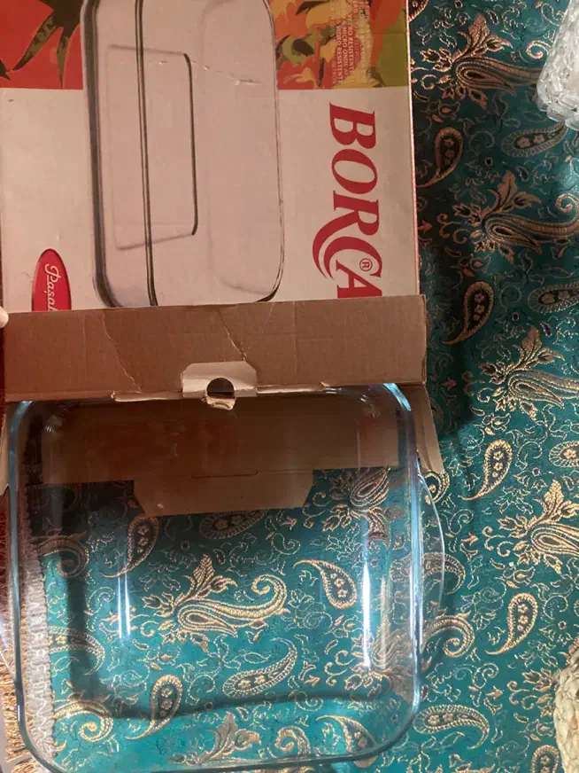 ظرف پیرکس borcam ترکیه و تعدادی بلور|ظروف پخت‌وپز|تهران, سردارجنگل|دیوار