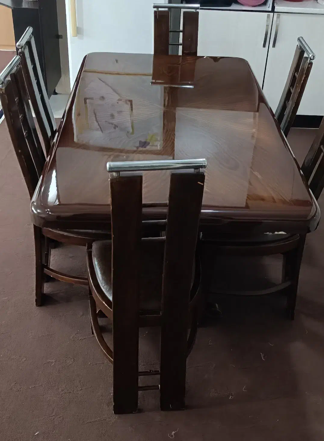 میز نهارخوری 6 نفره|میز و صندلی غذاخوری|خرمآباد, |دیوار