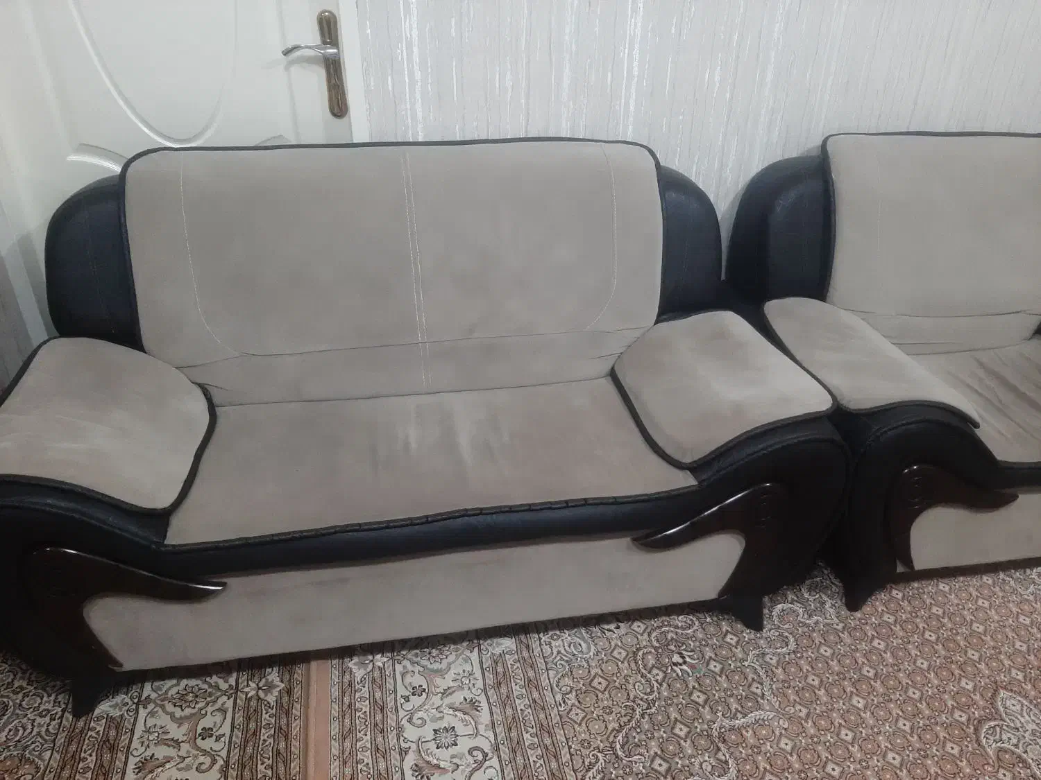 مبل راحتی بدون ایراد و شکستگی|مبلمان خانگی و میز عسلی|بیله سوار, |دیوار