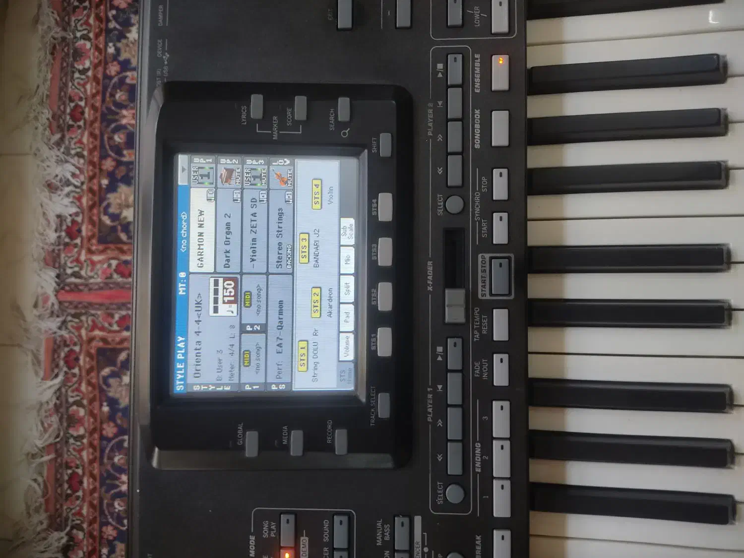 ارگ pa3x پنج اکتاو|پیانو، کیبورد، آکاردئون|تبریز, |دیوار